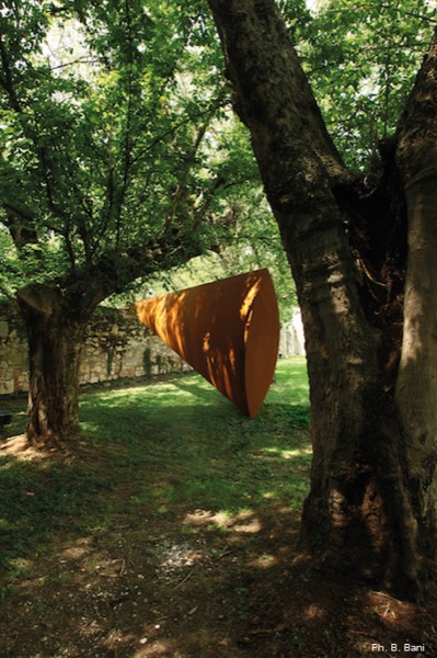 Mauro Staccioli, Villa Pisani Bonetti, 2016, foto 1