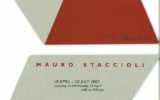 Artiscope 2007, Exhibition card Mauro Staccioli, Artiscope, 2007, Manifesto