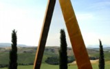 Portale 2009, corten steel, cm 1000x805x55, Fattoria di Lischeto, Ph. S. Borghesi Mauro Staccioli, Portale 2009, Volterra 2009, foto 2