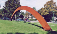 "Arc-en-ciel", Square Henry Lainé, Forest, Bruxelles, 2003, Credits Associazione Archivio Mauro Staccioli. Foto di Enrico Cattaneo.