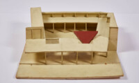“La Jolla ’87” - maquette progettuale - Foto di Enrico Fontolan. Credits Associazione Archivio Mauro Staccioli / Bibliotheca Hertziana – Max-Planck-Institut für Kunstgeschichte, Roma.